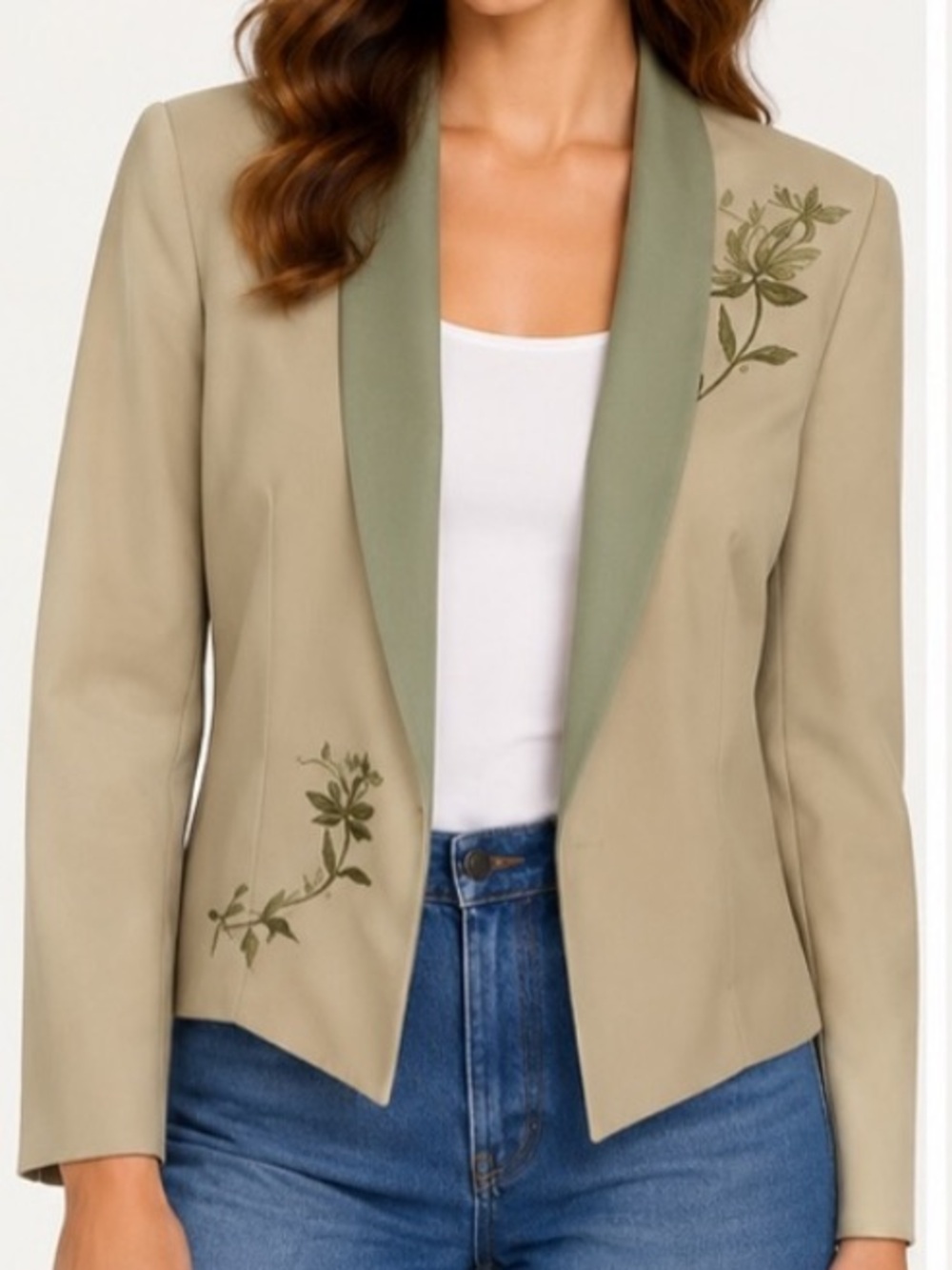 Vintage BFA Classics Embroidered Suit Jacket